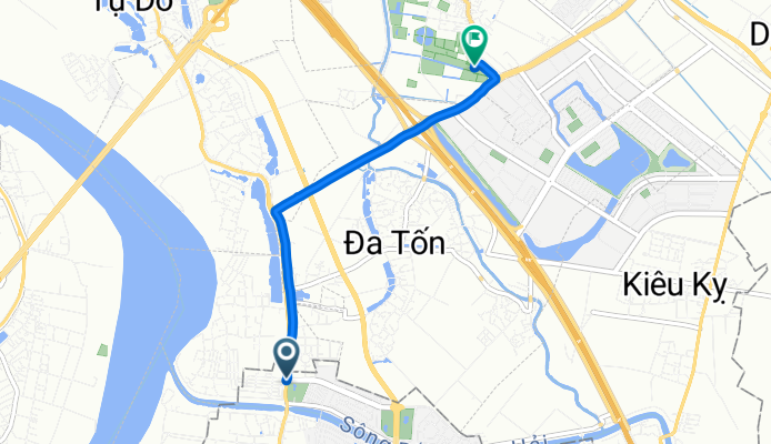 Provincial Road 378, Van Giang to Lane 1, Hanoi