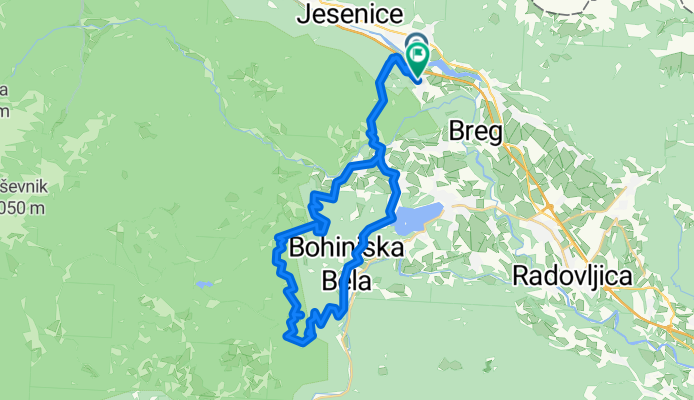 Blejska Dobrava-Krnica-Galetovec-Boh.Bela-Bl.Dobrava