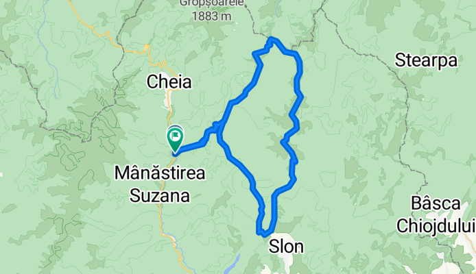 Circuit in Siriu Mountains