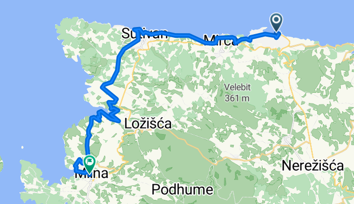 Supetar - Milna