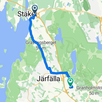 Wilhelm Boys väg 23, Järfälla do Kalvshällavägen 1, Järfälla