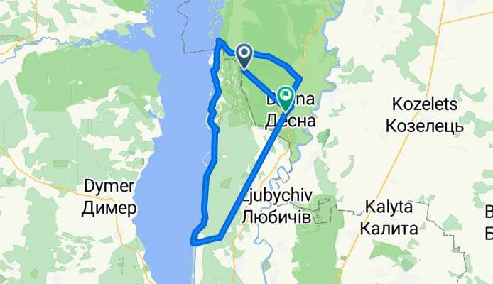 От Козелецкий район до Unnamed Road, Десна