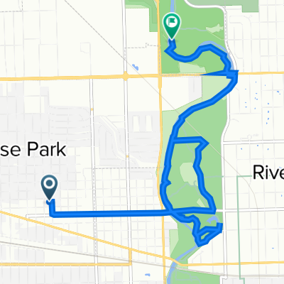 Ruta desde 810 N 14th Ave, Melrose Park