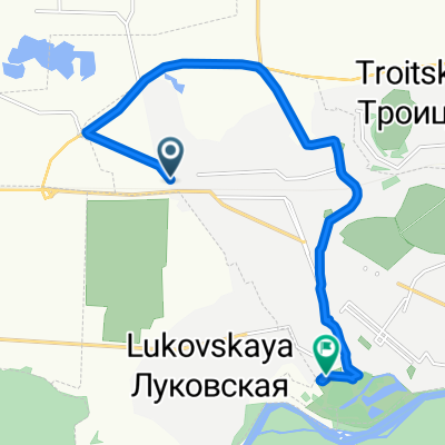 От Полевая улица 6, Моздок до Форштадский переулок 2А, Моздок