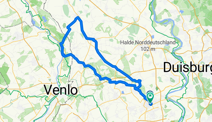 Krefeld-Arcen(NL)-Kevelaer-Geldern-KR CLONED FROM ROUTE 636356