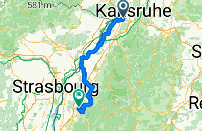 Route in der Bikemap App öffnen