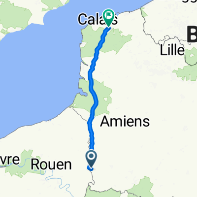 Rue de la Hayette 1, Saint-Pierre-es-Champs to Rue Monecove 45, Nortkerque