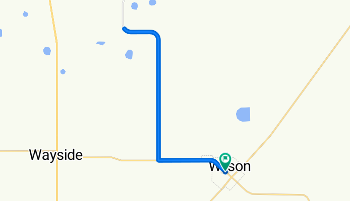 1302 Green Ave, Wilson to 1301 Green Ave, Wilson