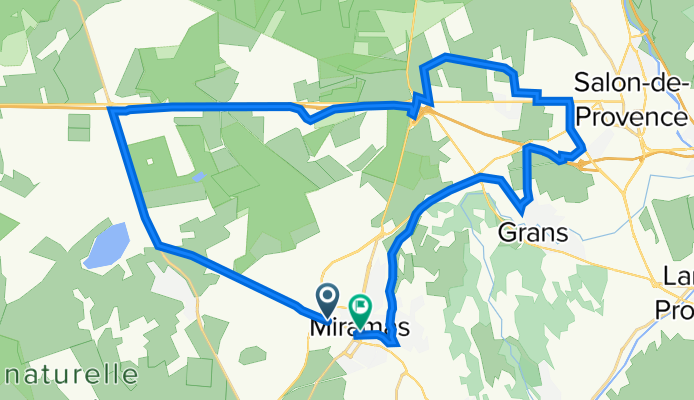 De Rue Étienne Carrère, Miramas à 17 Rue Paul Vaillant-Couturier, Miramas