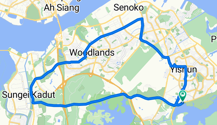 THE GREAT LOOP OF YISHUN - SINGAPORE ZOO - KRANJI - WOODLANDS - SEMBAWANG LOOP