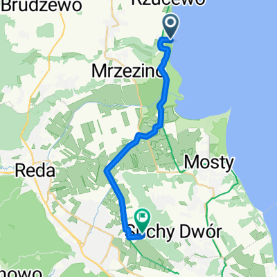 Trasa z Bursztynowa, Osłonino