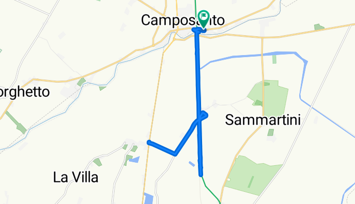 Da SP2 11, Camposanto a SP2 11, Camposanto