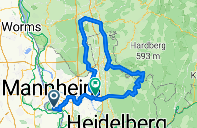Route in der Bikemap App öffnen