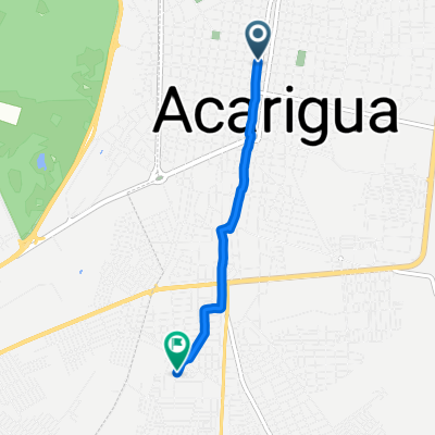 De Avenida 33, Acarigua a Calle 4, Araure