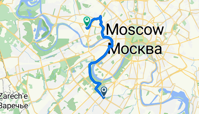 Маршрут в 2-я Магистральная улица 14А строение 4, Москва