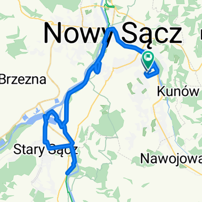 Jeremiego Wiśniowieckiego 91, Nowy Sącz do Romualda Traugutta 37G, Nowy Sącz