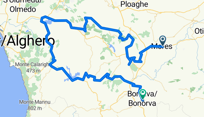 Route 377: 16 (Meilogu-Monteleone)