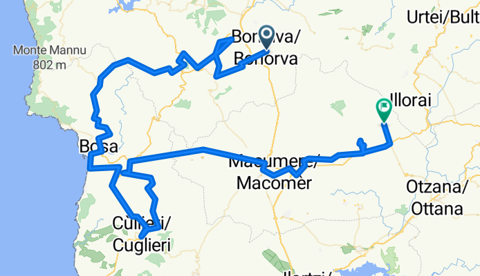 Route 377: 17 (Planargia-Marghine)
