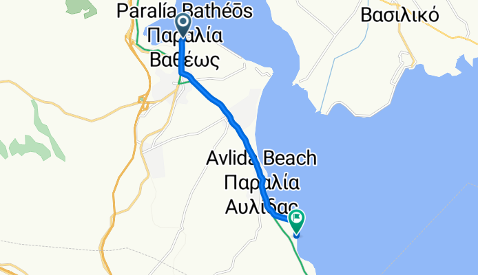 Troias, Vathy to Poseidonos, Vathy