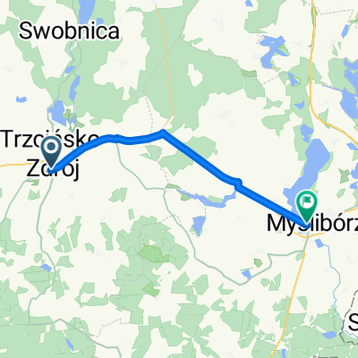 Ceglana, Trzci艅sko-Zdr贸j do Szarych Szereg贸w 2, My艣lib贸rz