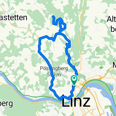 Leonfeldner Straße 28, Linz nach Strabergerstraße 23, Linz
