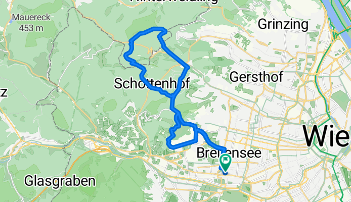 Wilhelminenberg-Strecke (via Steinhof – Kreuzeichenwiese)