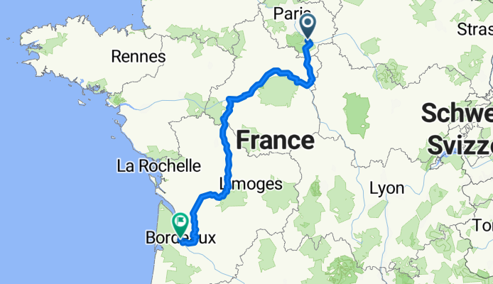 De Rue du Haut Samoreau 21 à Place Gambetta 7, Bordeaux