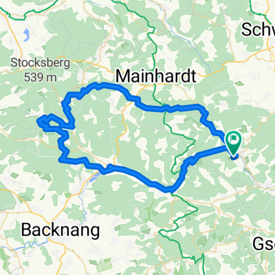 Räuberweg und Georg-Fahrbach-Weg CLONED FROM ROUTE 241629