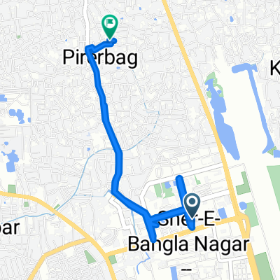 Sayed Mahbub Morshed Road, Dhaka to Omed Ali Mollah Road 27/1/Ga, ঢাকা