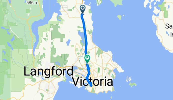 Swartz Bay to Victoria - Gravel ByPass