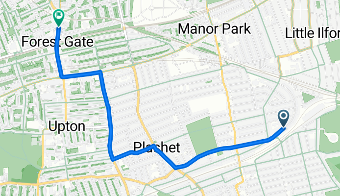 46 Shakespeare Crescent, London to 119A Woodgrange Road, London