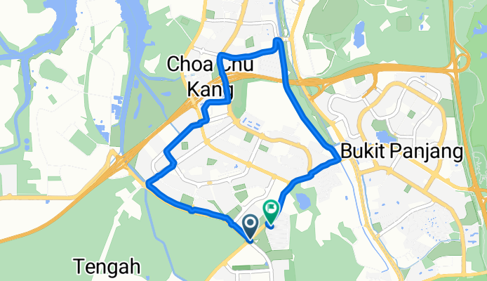 Choa Chu Kang Park Connector, Bukit Batok to 2 Pavilion Circle, Bukit Batok