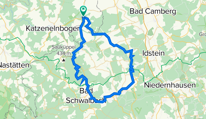 Zollhaus-Römerturm-Aarquelle-Taunusstein Rundweg