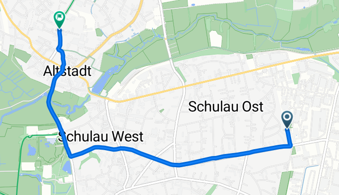 Feldstraße 135A, Wedel to Am Redder, Wedel
