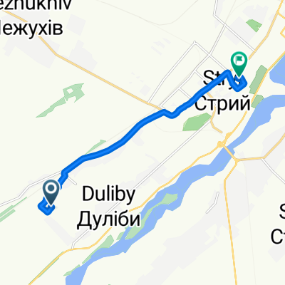 Unnamed Road, Грабовець to вулиця Богдана Хмельницького 28, Стрий