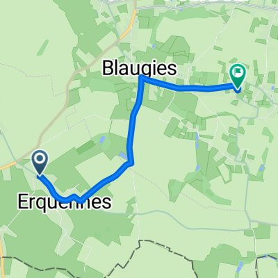 Itinéraire maison ➡️ poneys