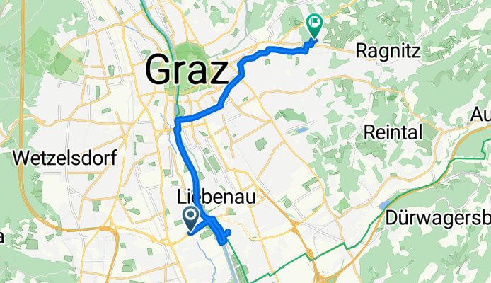Puntigamer Straße 149, Graz nach Frankensteingasse 14, Graz