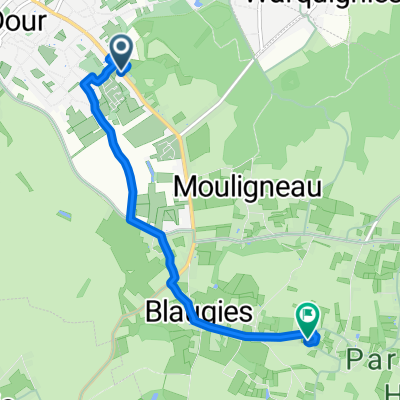 De Rue Moranfayt 17, Dour à Rue de la Frontière 197, Dour