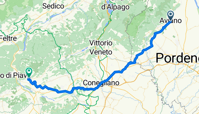 Aviano - Valdobbiadene