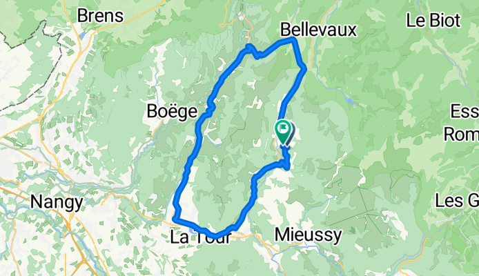 De 155 Route Saint-François Jacquard, Onnion à 160 Route de Sévillon, Onnion