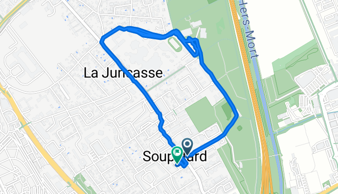 De Allée Léon Bourgeois, Toulouse à 65 Chemin de Pelleport, Toulouse