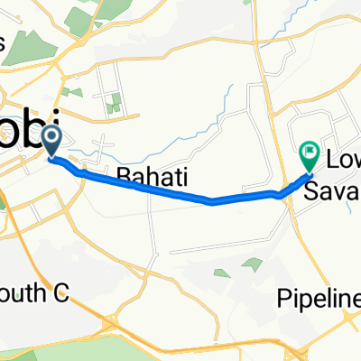 Muthurwa, Nairobi to Tena, Nairobi