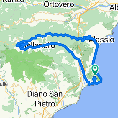 Andora > Testico > Alassio > Andora