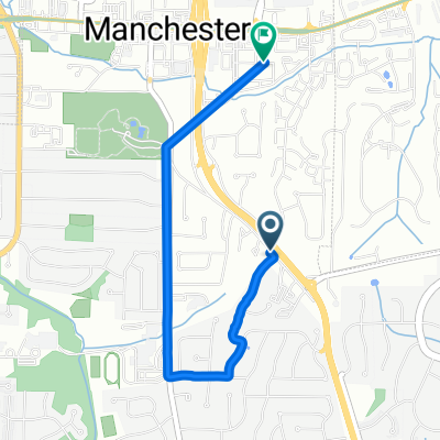 601 Burwick Terr, Manchester to 14246 Manchester Rd, Manchester