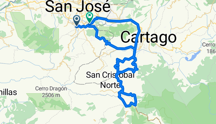 DESAMPARADOS, CARATAGO, CERRO DE LA MUERTE Y CHESPIRITOS