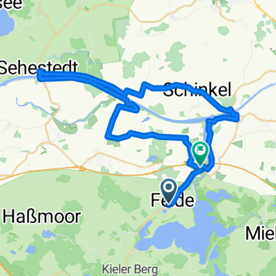 Felde - Sehestadt - Achterwehr 38 km
