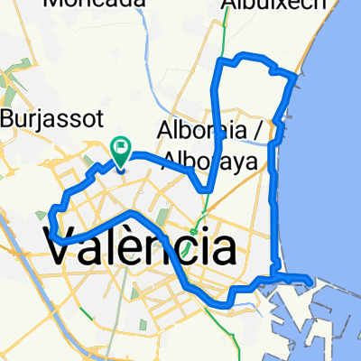 De Avinguda de Joan XXIII 48, València a Avinguda de Joan XXIII 52, València