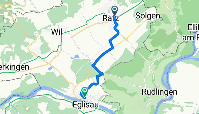 Götze 2B, Rafz nach Rebbergstrasse 22–36, Eglisau