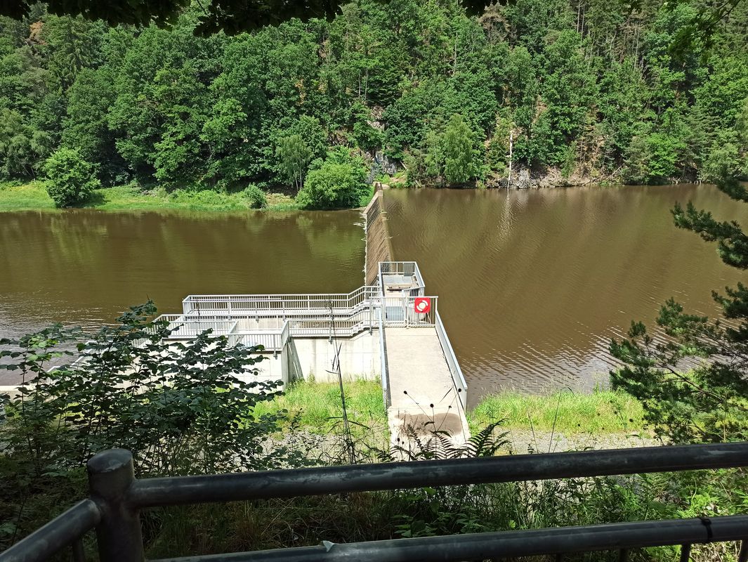 Eixendorfer Stausee von Schwarzach über Neunburg