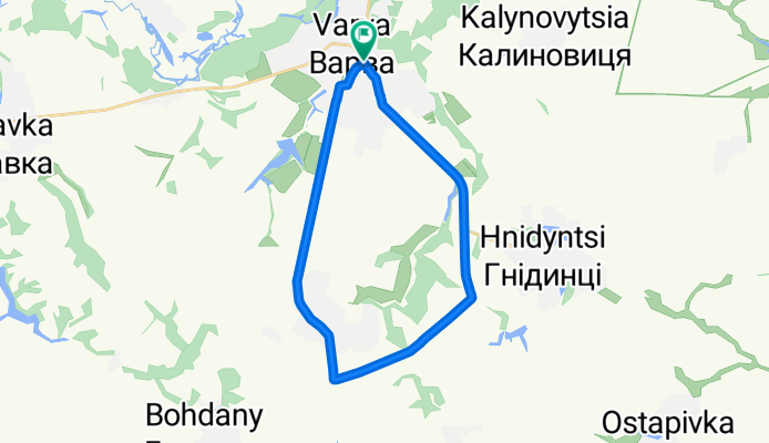 От Ломоносова улица, Варва до Ломоносова улица, Варва